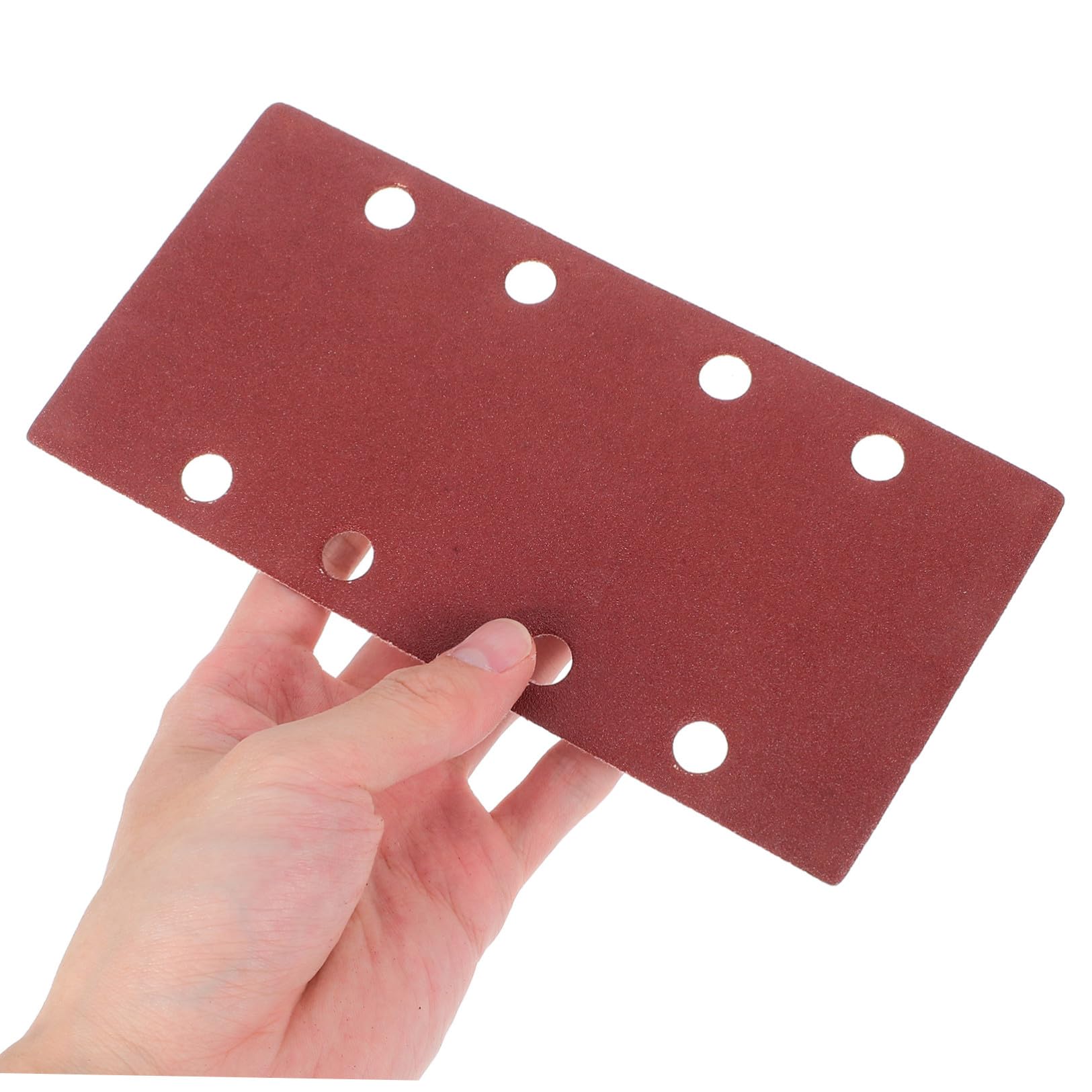 100 Pezzi Carta Vetrata Rettangolare per Levigatrice Grana Fine ad Alta Efficienza per Lavorazioni su Plastica e Metallo per Artigianato e Lavorazioni Meccaniche