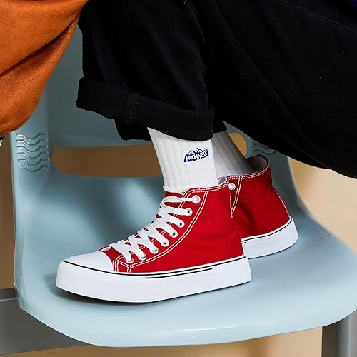 Miniatura 7 de hash bubbie - Tenis de caña alta de moda, unisex, zapatos clásicos de lona, estilo casual, para hombre y mujer