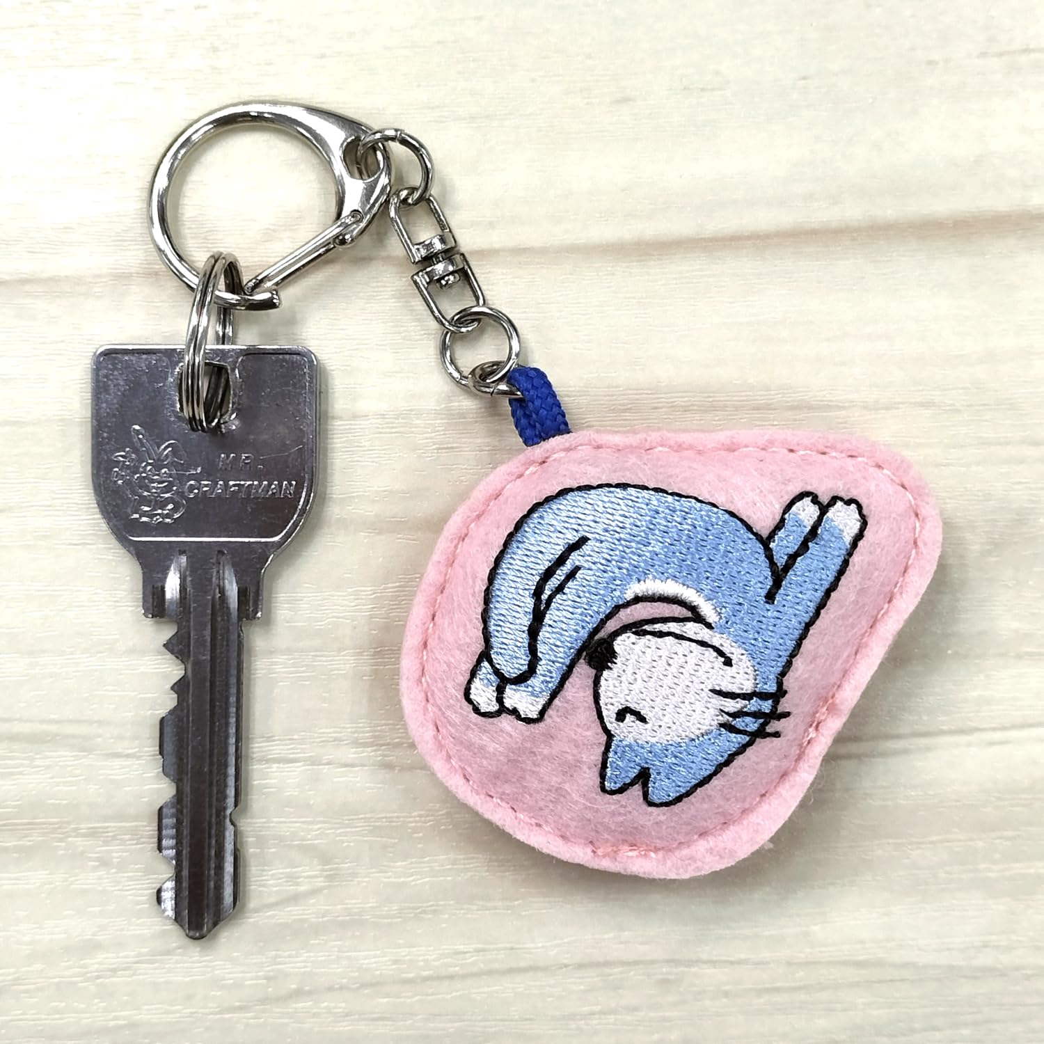 ちびギャラリー ねこ キーホルダー 8個 スケーター アクリル キーホルダー 3連 茶太郎ときなこ 猫