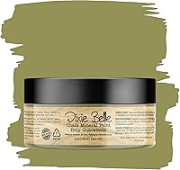 Vista 84 de Dixie Belle Paint Company - Pintura con acabado de tiza para muebles, color blanco lino (Drop Cloth), 8 fl oz, pintura mineral color blanco lino mate