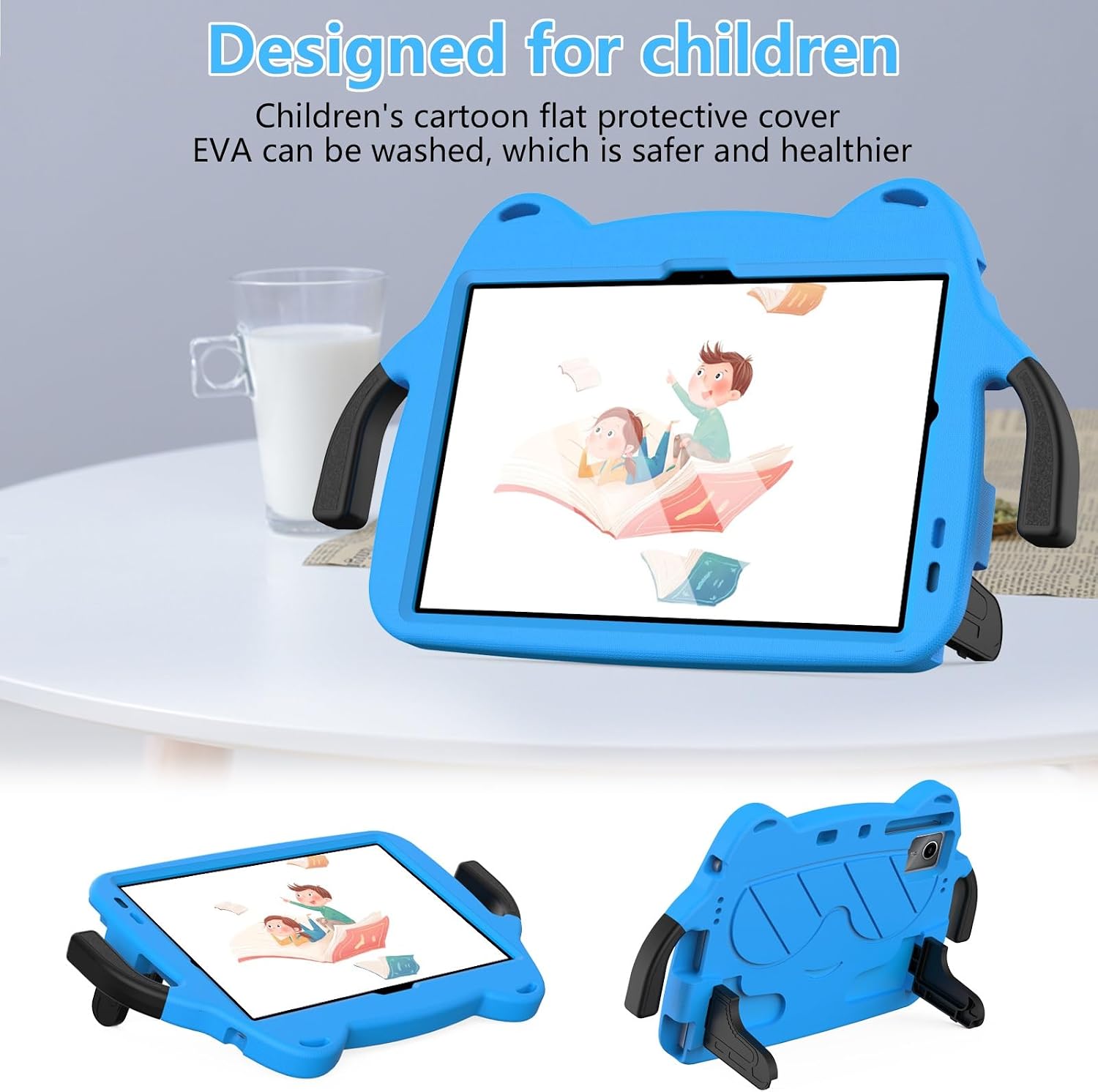 Protective Tablet PC Case Lightweight EVA Protective Case Compatible with Walmart Onn Tablet Pro 11 inch (2023 Model: 100110027) Durable Shockproof Cover Compatible with Kids - Cute and Safe Tablet Sh image 2