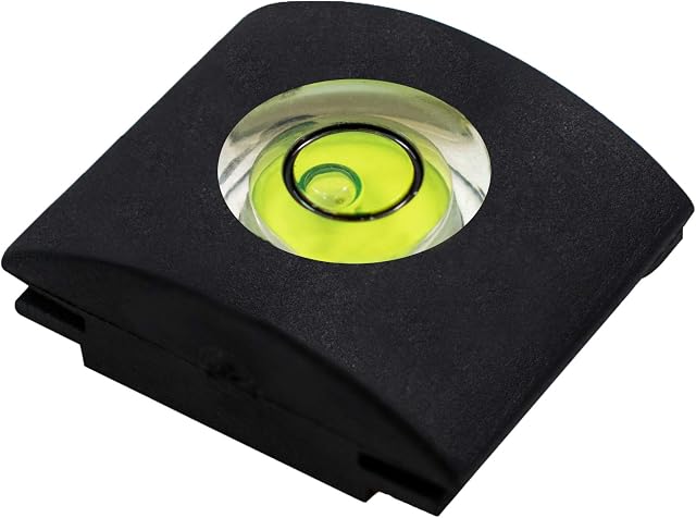 TRIXES Professional Camera Spirit Level Flashbulb Flashlight Hot Shoe Cover for DSLR