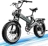 EUYBIKE 2000W Folding Fat Tire E-Bike