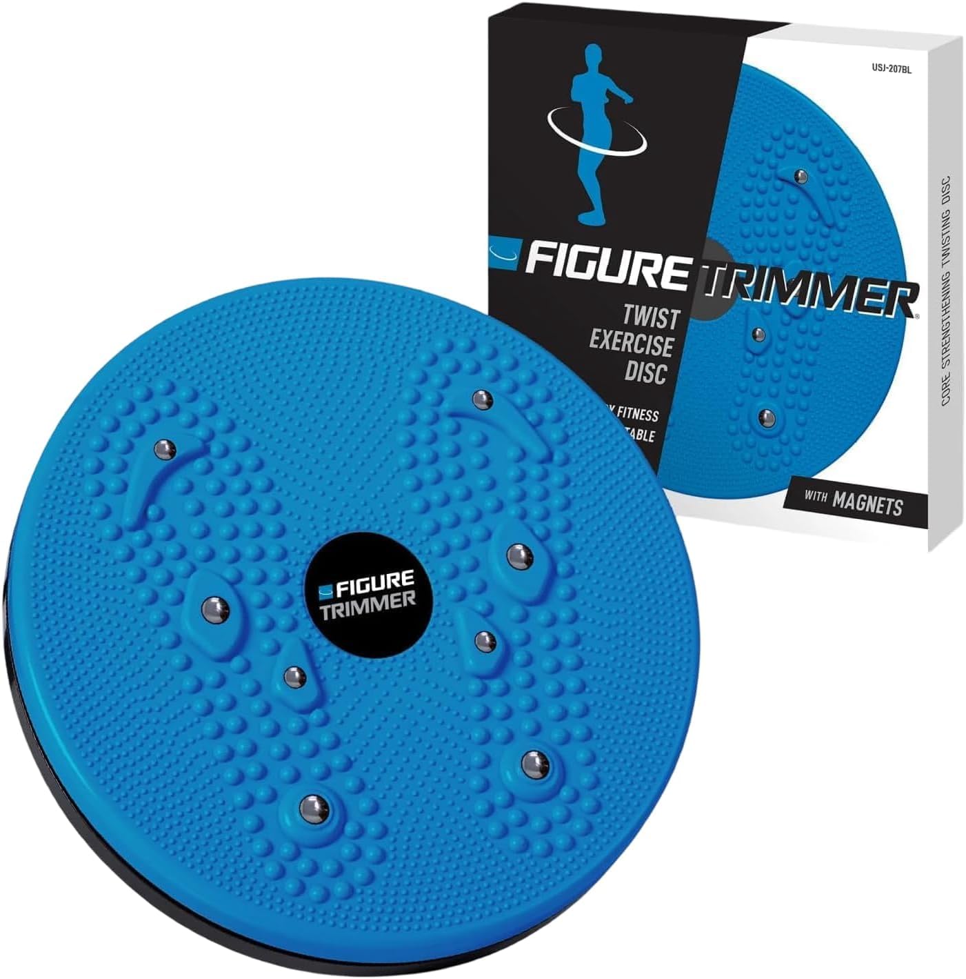 Figure Trimmer Daiwa Felicity - Tabla giratoria para ejercicios de cintura con nodos de acupresión