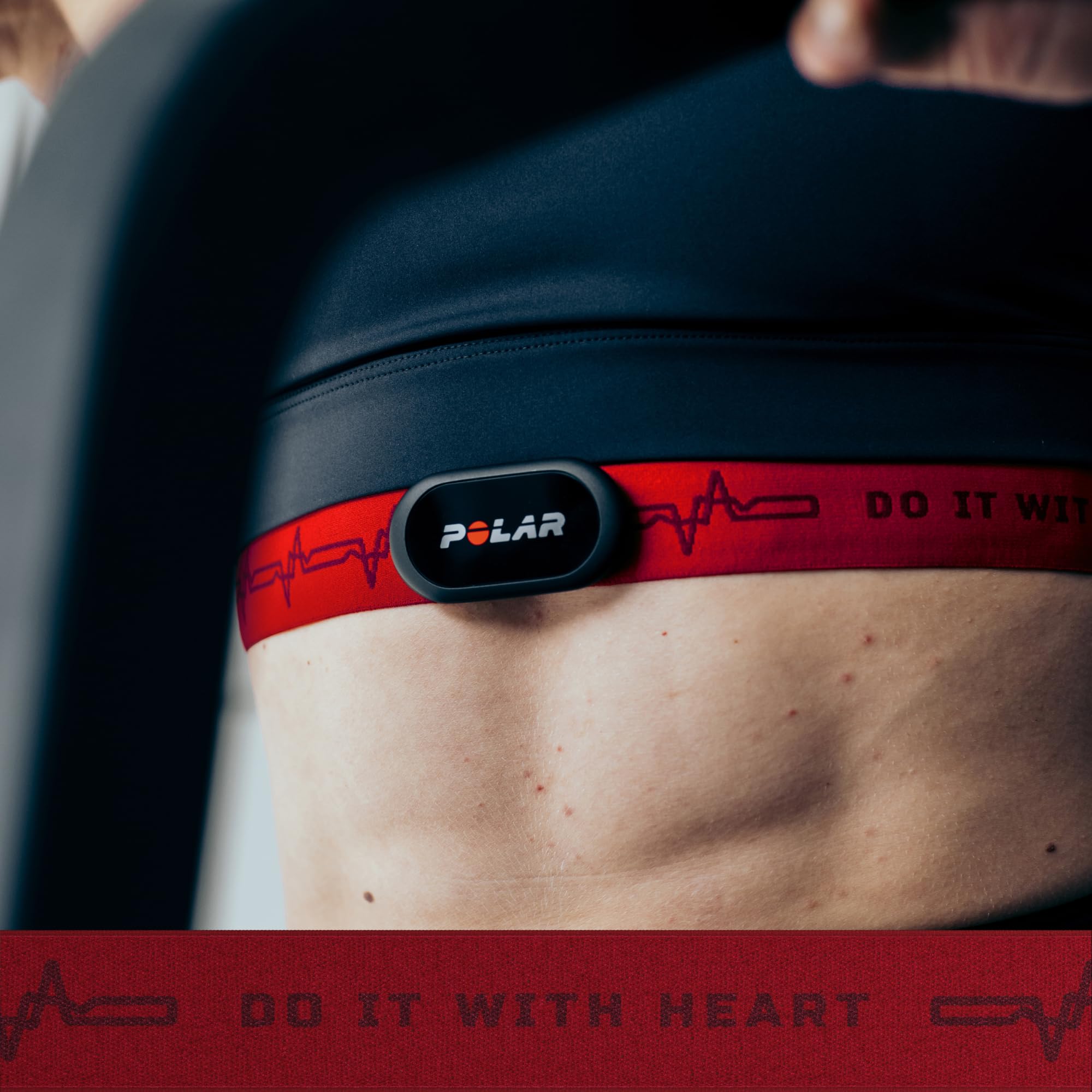 Polar H10 – Sensor de FC – Ant+ y Bluetooth, precisión ECG/EKG, VFC, Resistente al Agua, Elástico Lavable a máquina, Ajuste cómodo, Batería reemplazable, Apto para Deportes y Gimnasio