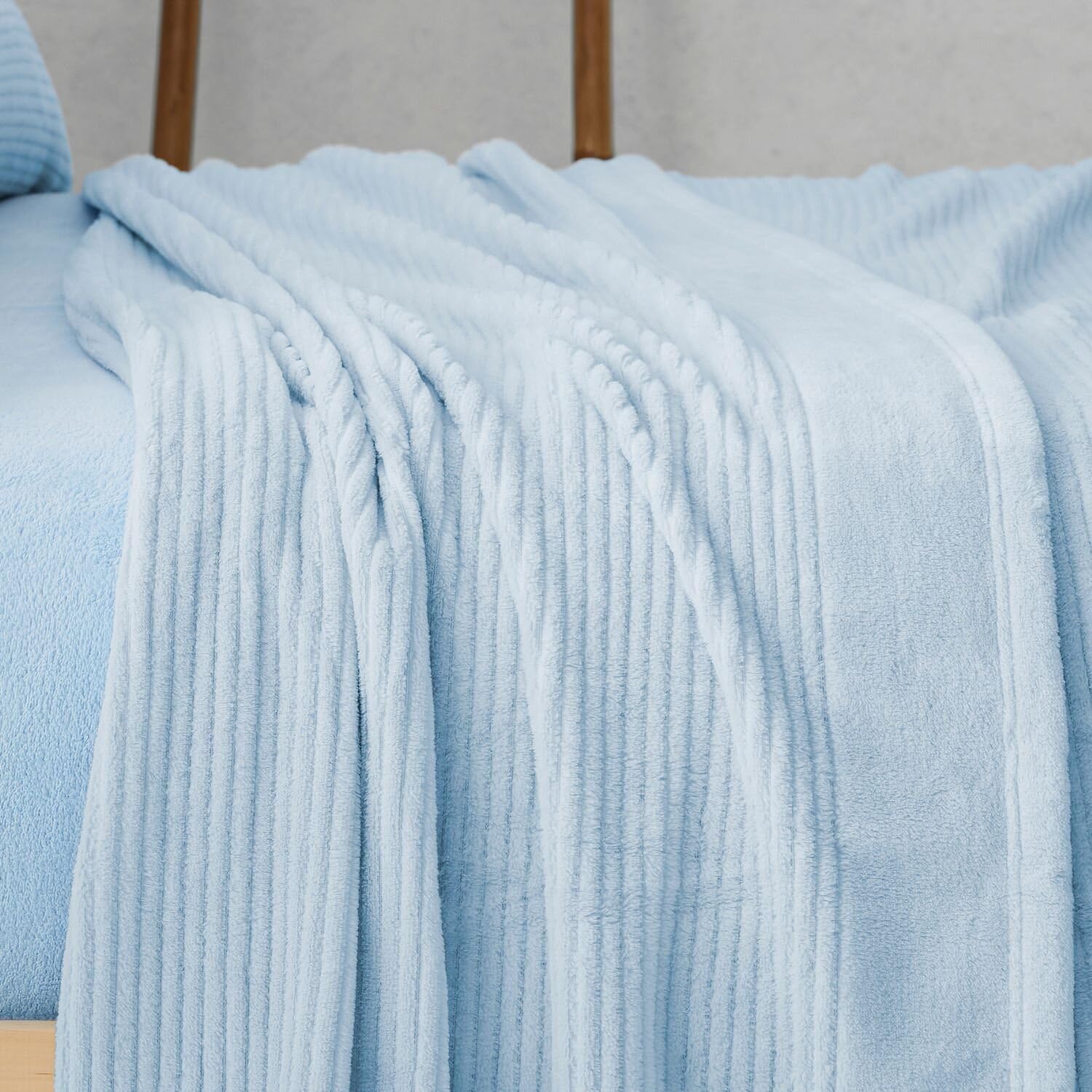 Burrito Blanco | Sábanas de Coralina, 965 Azul | Cama de 135 cm | (+ Medidas Disponibles) | Sábanas de Invierno | Diseño 965 | Color Azul