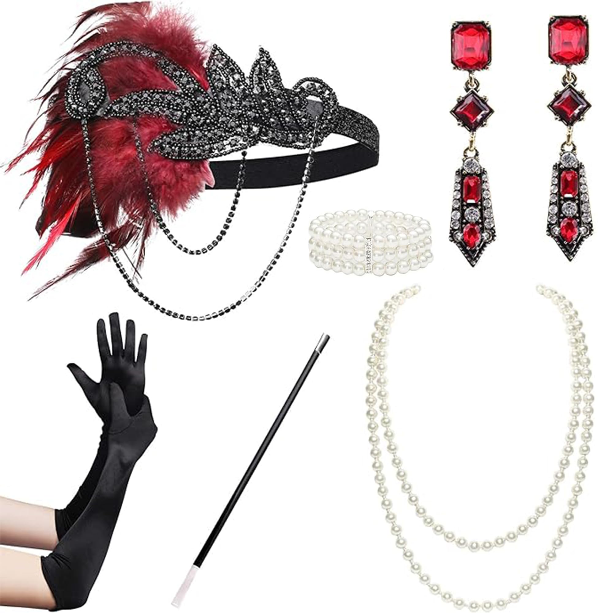 1920s Flapper Gatsby Costume Accessories - Roaring 20s Headband