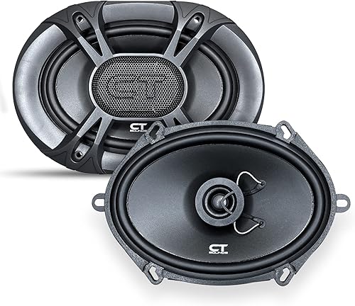 CT Sounds BIO-5X7-COX - Altavoces coaxiales de coche de 120 vatios máximo, par CT Sounds BIO-5X7-COX - Altavoces coaxiales de coche de 120 vatios máximo, par