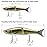 Bassdash SwimShad Glide Baits Jointed Swimbait Bass Pike Salmon Trout Muskie Fishing Lure