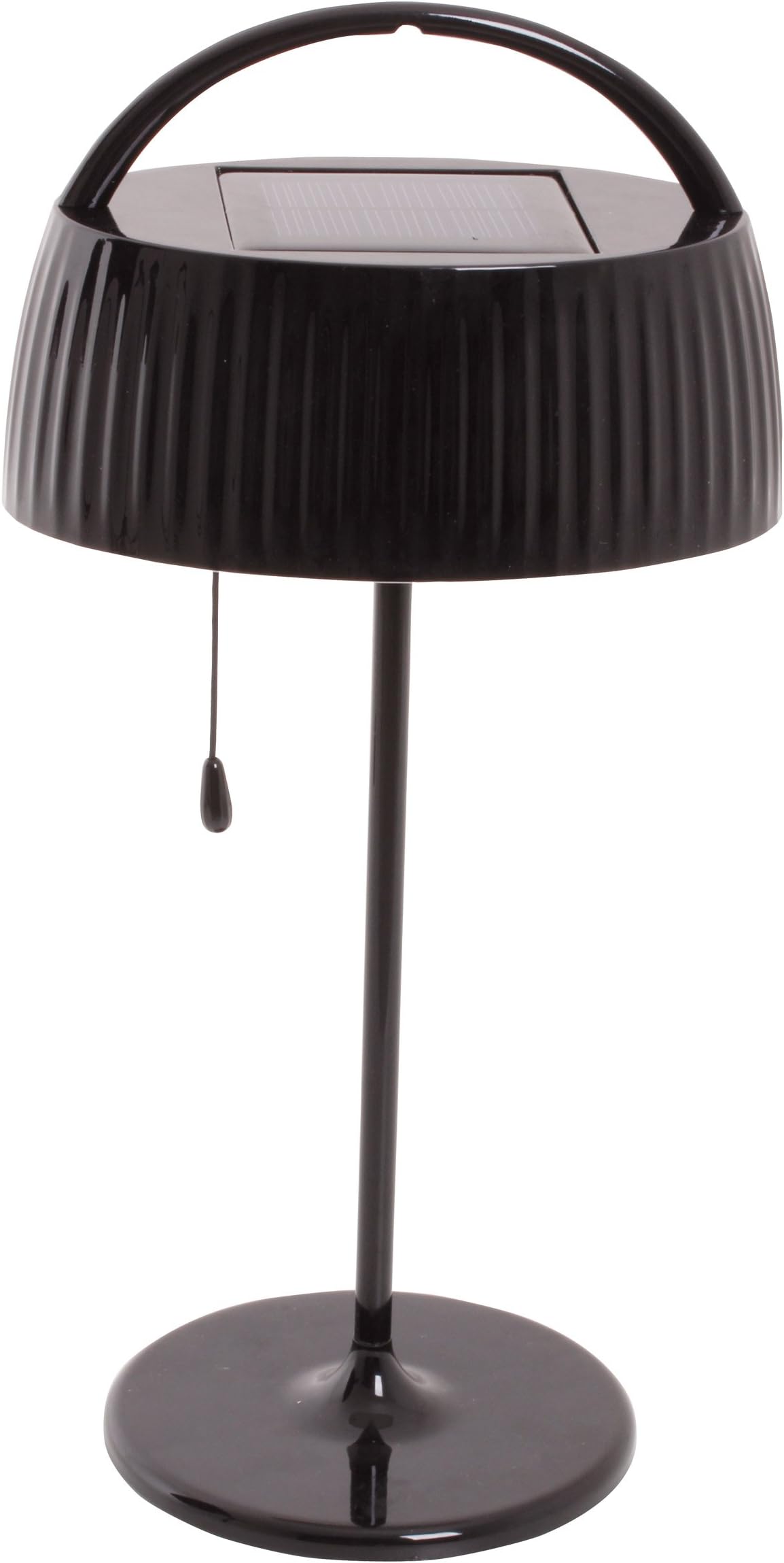 Naeve Leuchten Solar Table Lamp 4041522 Width: 18 cm Depth: 13.5 cm Height: 36 cm d f: 13.5 cm Black