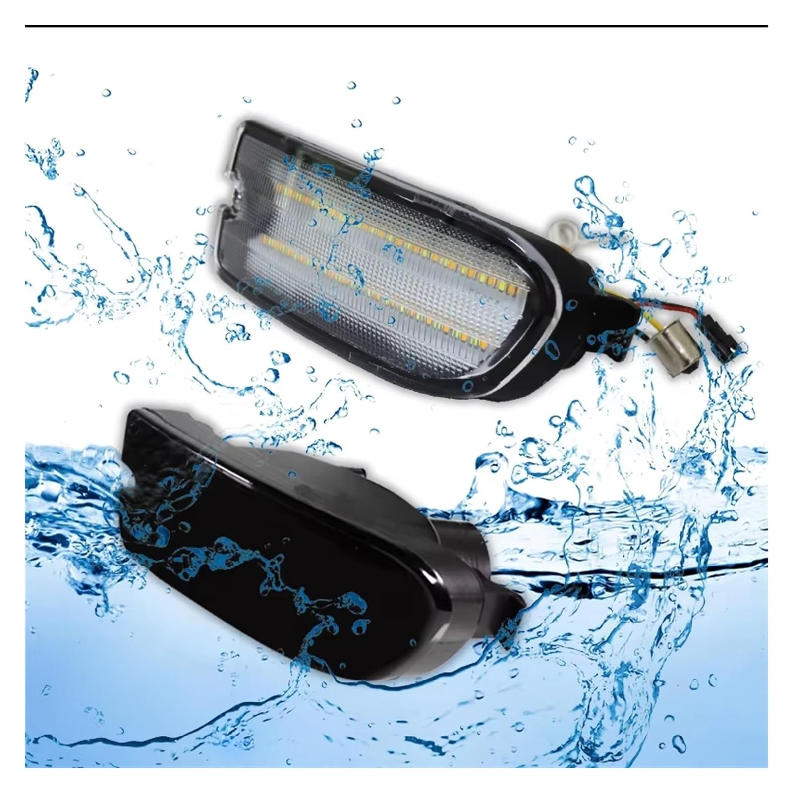 Indicatore Laterale Per Subaru Per Impreza 1999-2001 2 Pz Ambra LED Paraurti Anteriore Indicatori Direzione Con Bianco DRL Luce Guida 84441FA160 Indicatore Direzione Auto