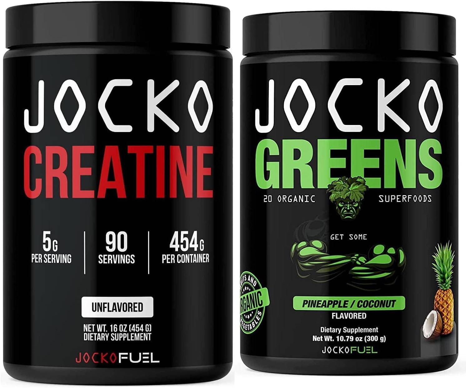 Greens & Creatine Bundle - Greens & Superfood Powder + Creatine Powder