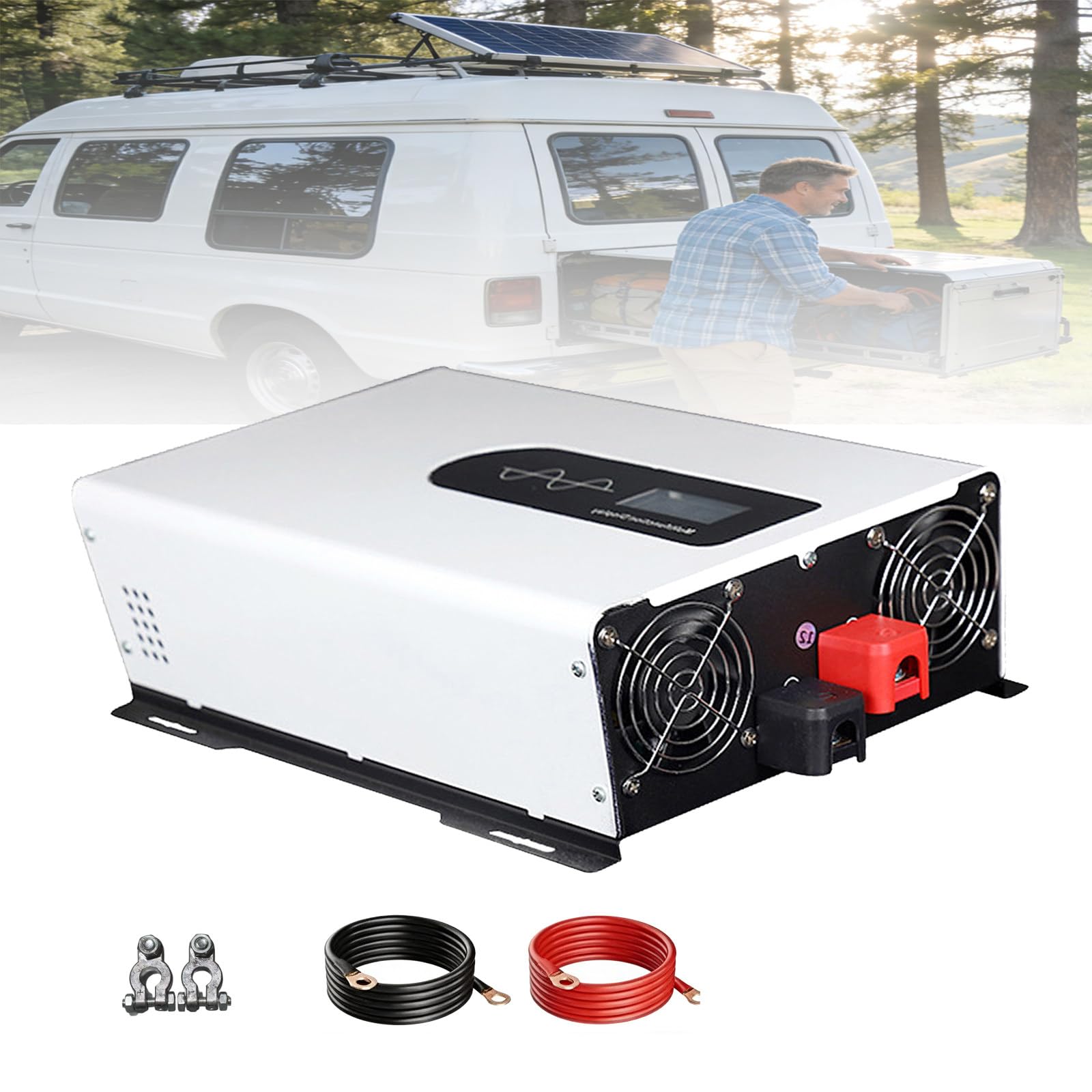 eQianyuan 60V Pure Sine Wave Inverter DC To AC 60V/3500W-110V