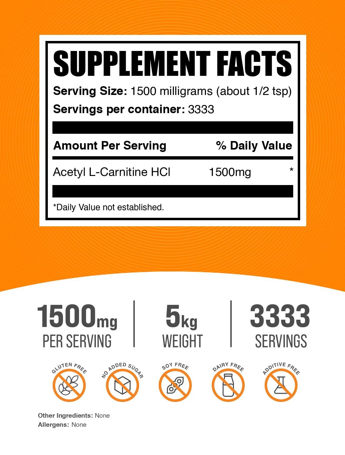 organic acetyl l carnitine powder bulk Amazon.com: BulkSupplements.com Acetyl L-Carnitine Powder - ALCAR Powder, Acetyl  L-Carnitine 1500mg, Carnitine Supplement