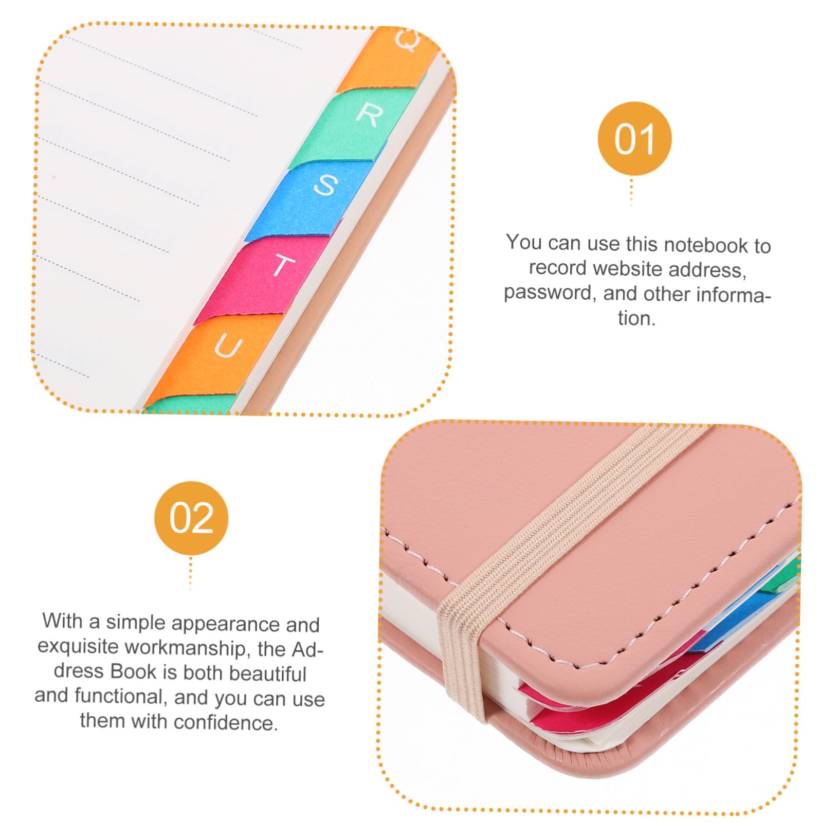 Carnet D'adresses du Domicile A5, Organiseur Téléphonique Pu Papier
