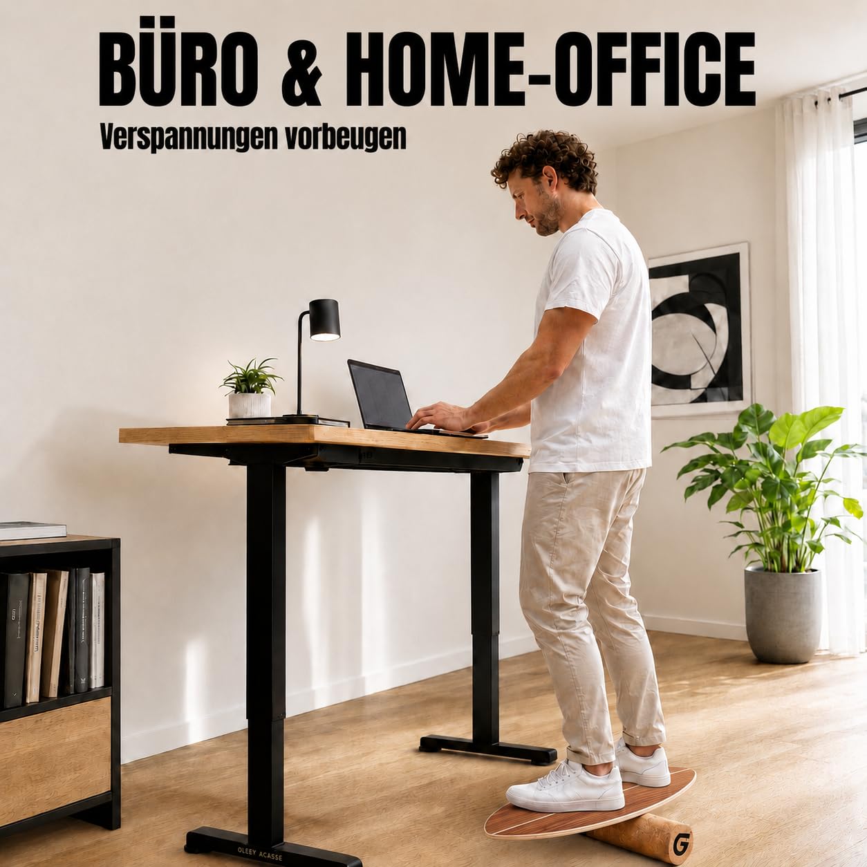 Glory Boards® Balance Board – Handmade - 100% Birkenholz - Inklusive Korkrolle - Optimal für Gleichgewichts- & Krafttraining, Für Einsteiger & Fortgeschrittene, Indoor & Outdoor – Erwachsene & Kinder