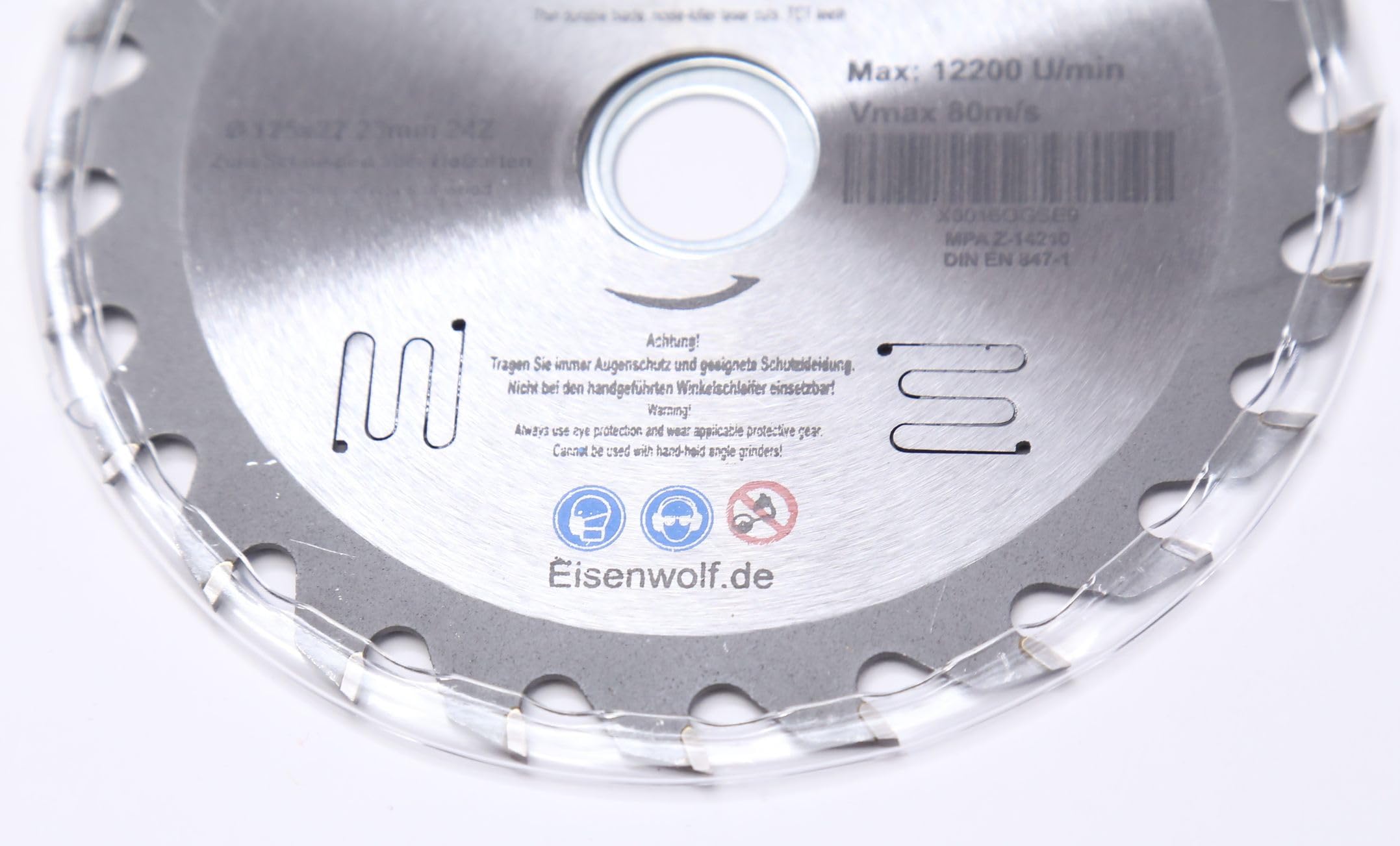 Lama Sega Circolare 125mm X 22mm - 24 Denti Per Taglio Legno Preciso - Foto 4