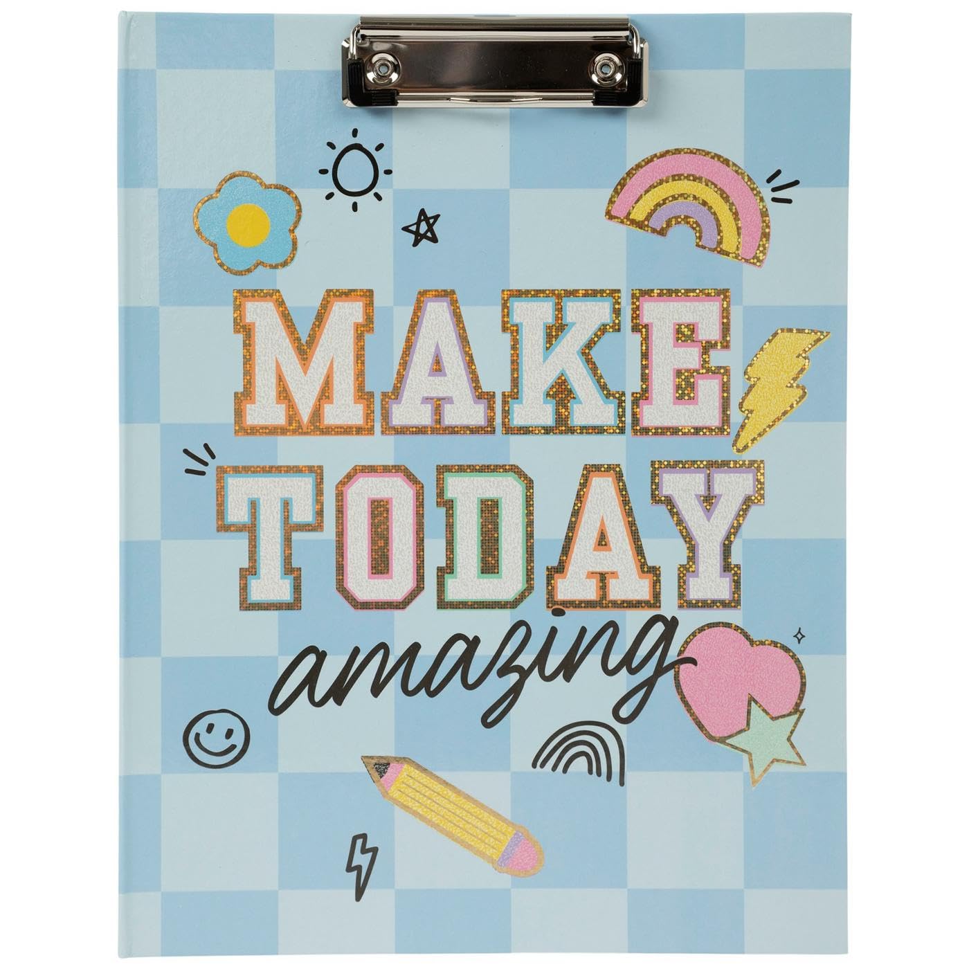 Hobby Lobby Varsity Patch Schowek z Notatnikiem, 31,12 x 24 cm