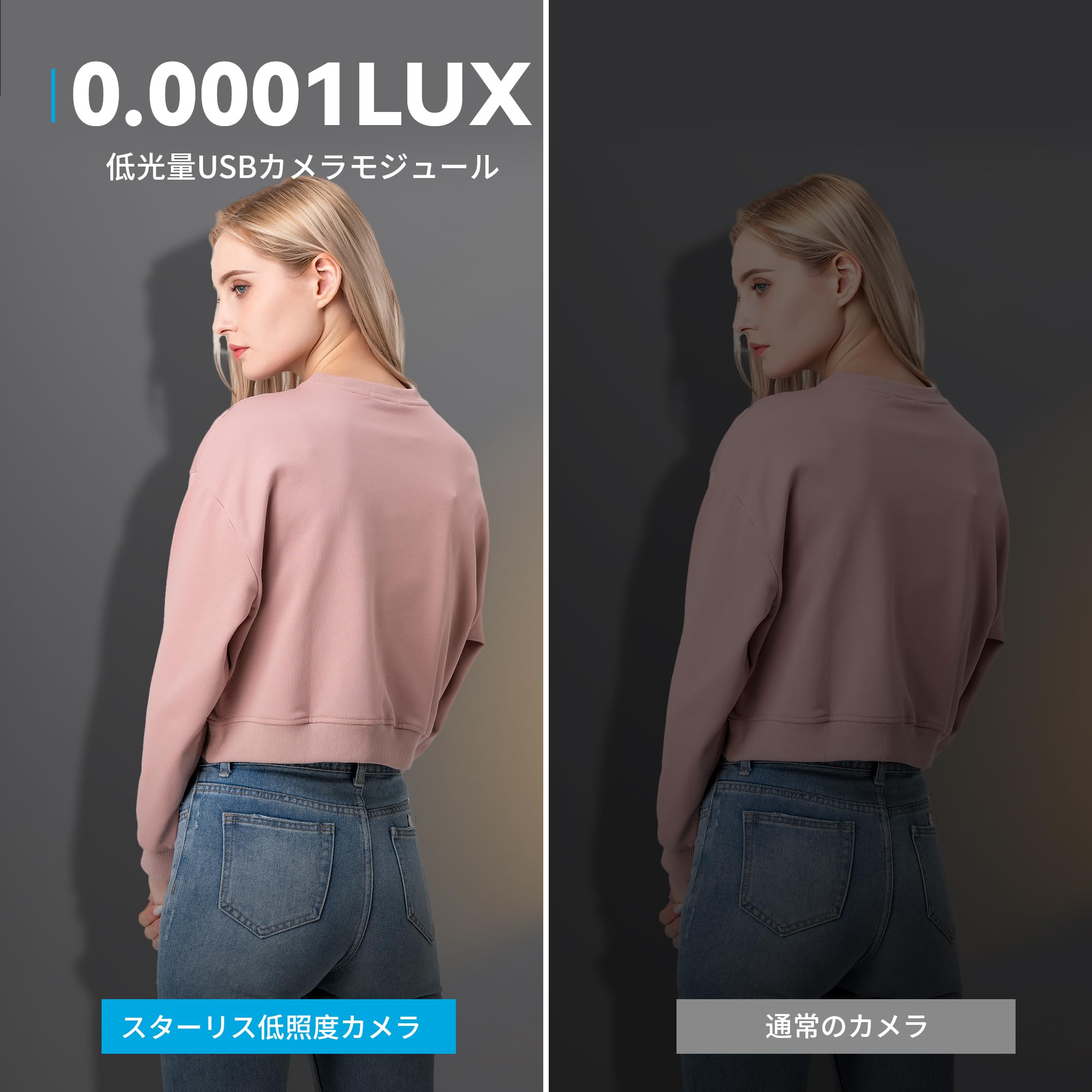 Amazon.co.jp: ELP 0.0001Lux低照度USBカメラ広角1080P H.264