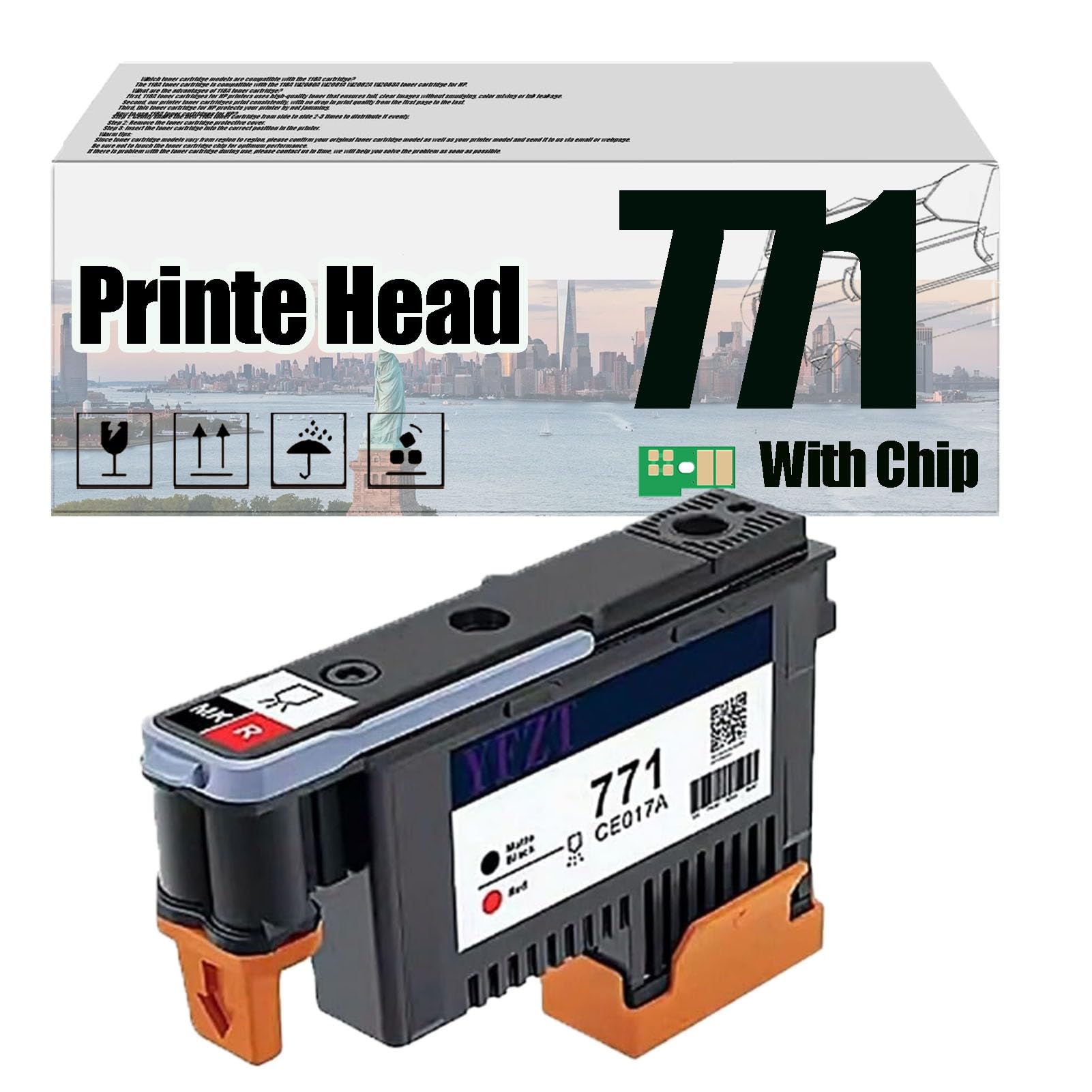 771 CE017A CE018A CE019A CE020A Print Head Printhead, Compatible for HP Z6200 Z6800 Printers —— High Print Volume with Chip CE017A