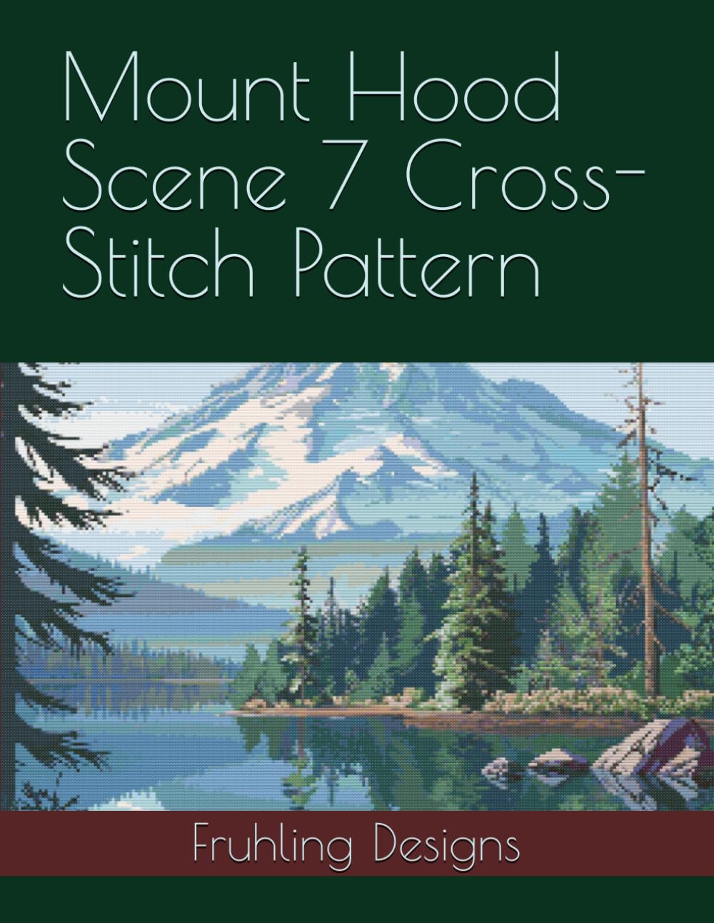 Mount Hood Scene 7 Cross-Stitch Pattern