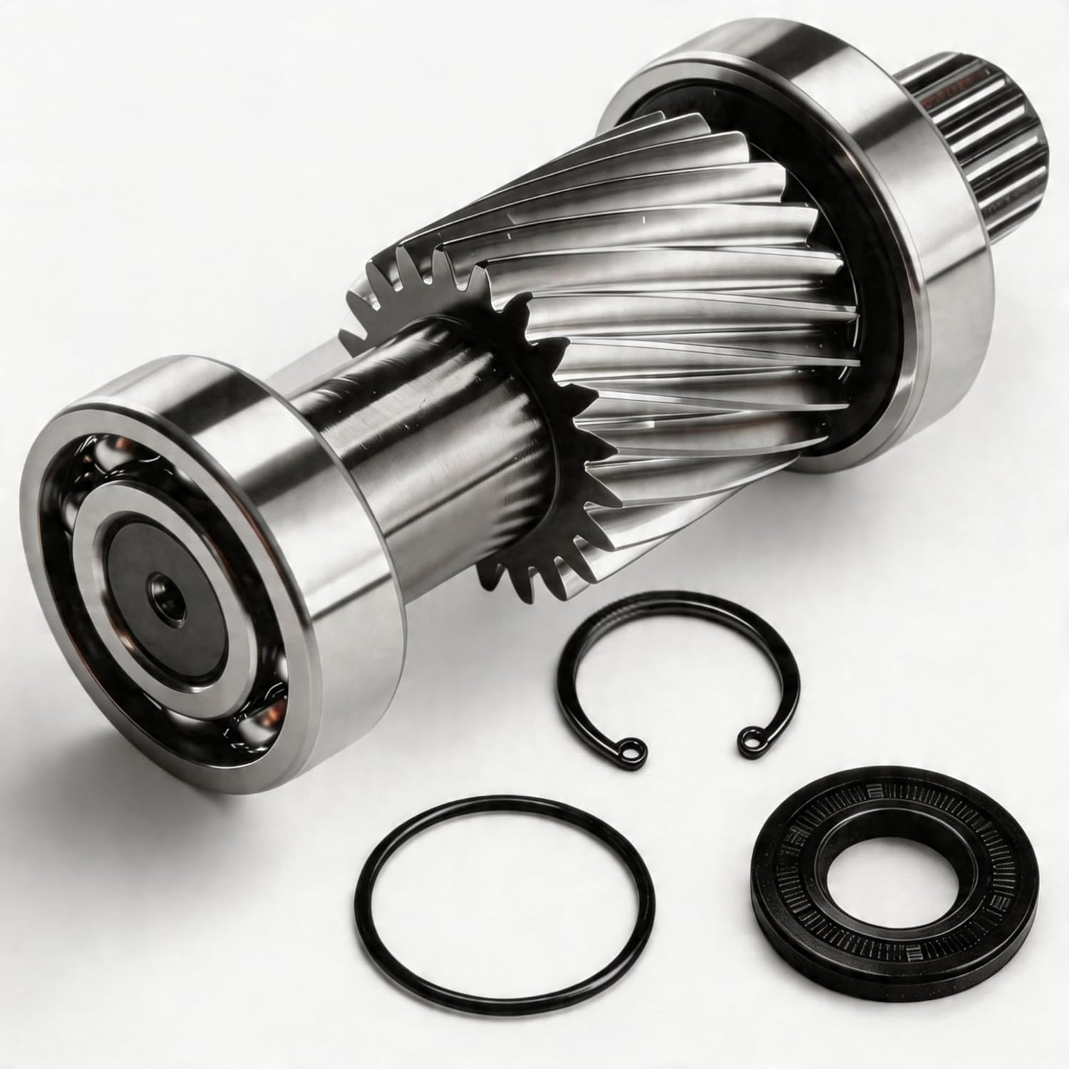 21 Teeth 19 Spline Input Shaft with Bearing Kit for Electric EZGO 1994 up TXT & Medalist, for 1988-1994 Marathon Golf Cart, Rear Differential End Hub Rebuild Kit # 26926-G01 28095-G01 26926G01