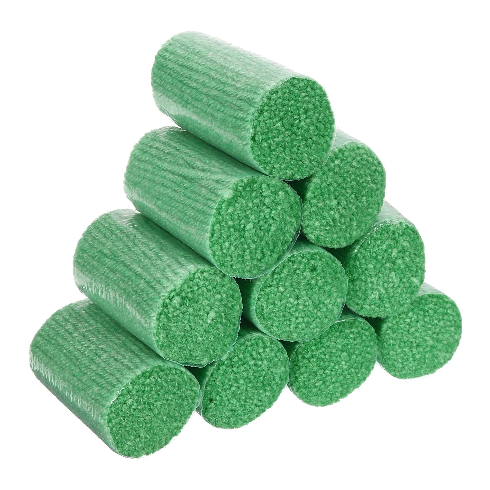 PATIKIL 10 Rolls Latch Hook Yarn, Latch Hook Kit Yarn Precut Hook Rugs Yarn Making Crochet Bundles for Latch Hook Rug Adults Beginners Tapestry DIY Craft, Green