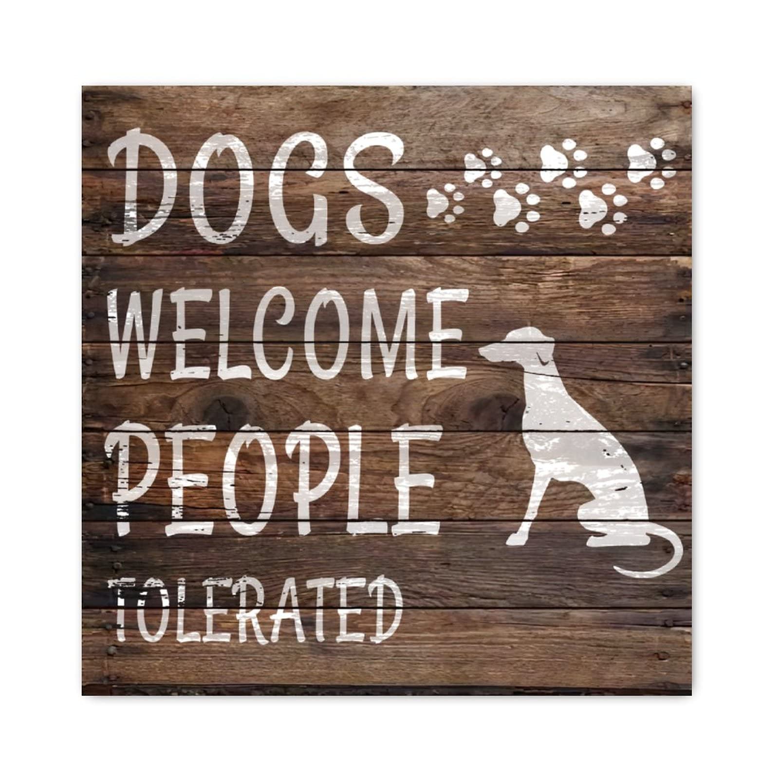 Regalos divertidos para cachorros y dueños de Gran Danés en este letrero de madera