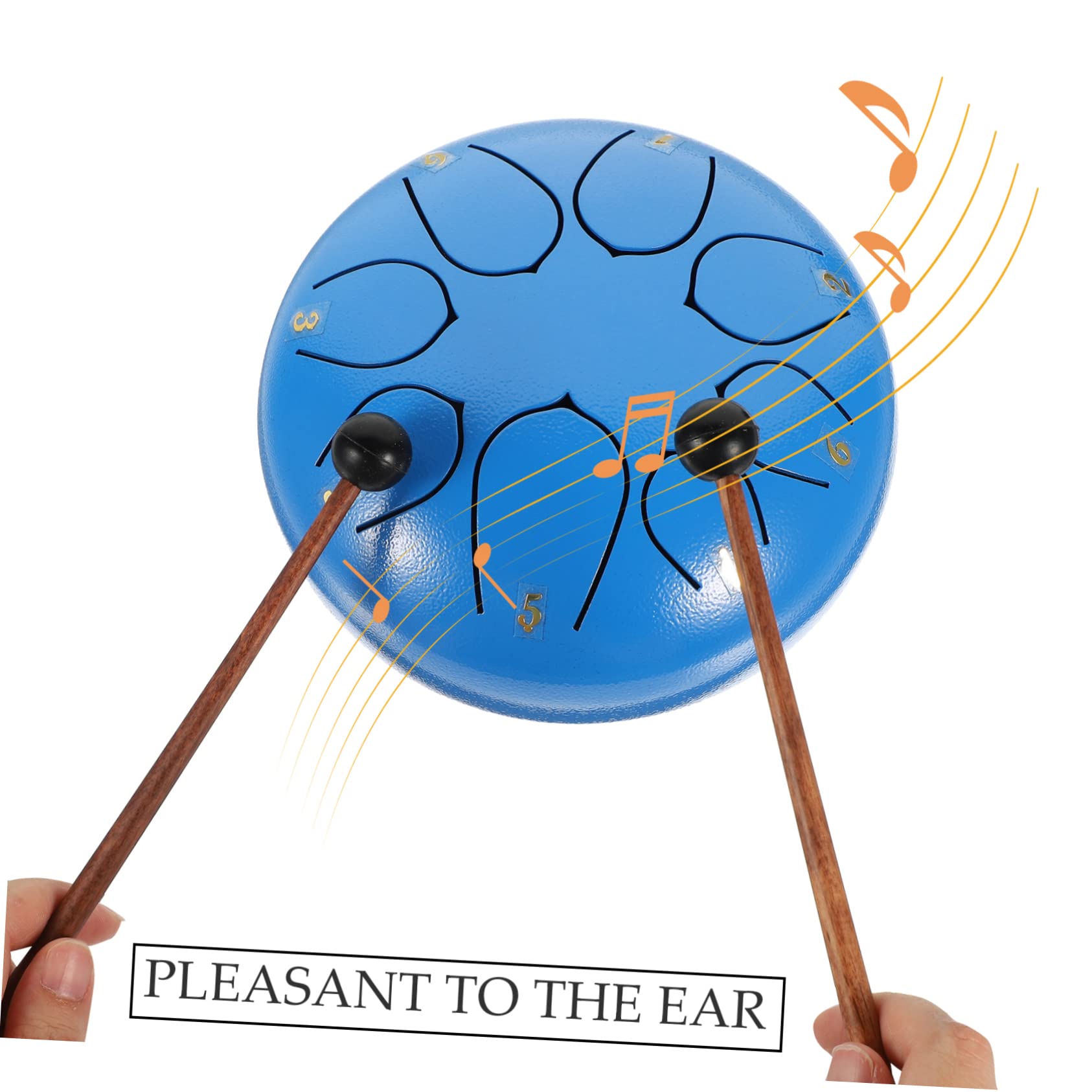 Lengüetas Portátil de Kit de Etéreo para Principiantes Instrumento de Percusión de Práctica para Amantes Música y Escenarios de Relajación