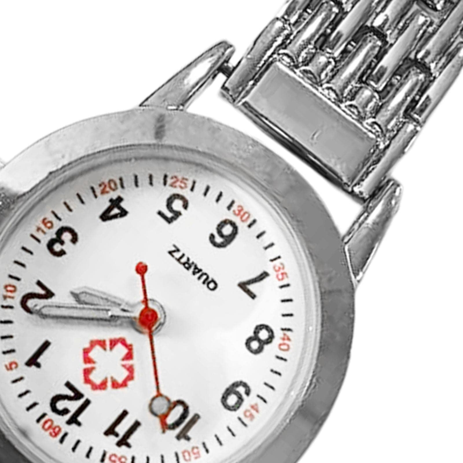 rockible 6x Nurse Fob Watch Leuchtende Brosche Quarzuhr Clip auf Anhänger