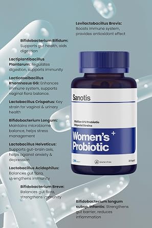 Sanotis Probiotics For Women Kadınlar Için Probiyotik Mikroorganizma 30 Kapsül