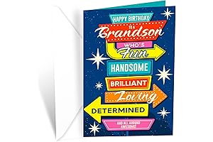 Prime Greetings Grandson Birthday Card: The Perfect Gift for Your Special Boy