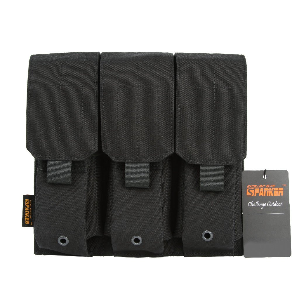 EXCELLENT ELITE SPANKER Tactical Molle Single/Double/Triple Mag Pouch für M4 M14 M16 AR15 AR10 G36 Magazin Fasst 2 Magazine