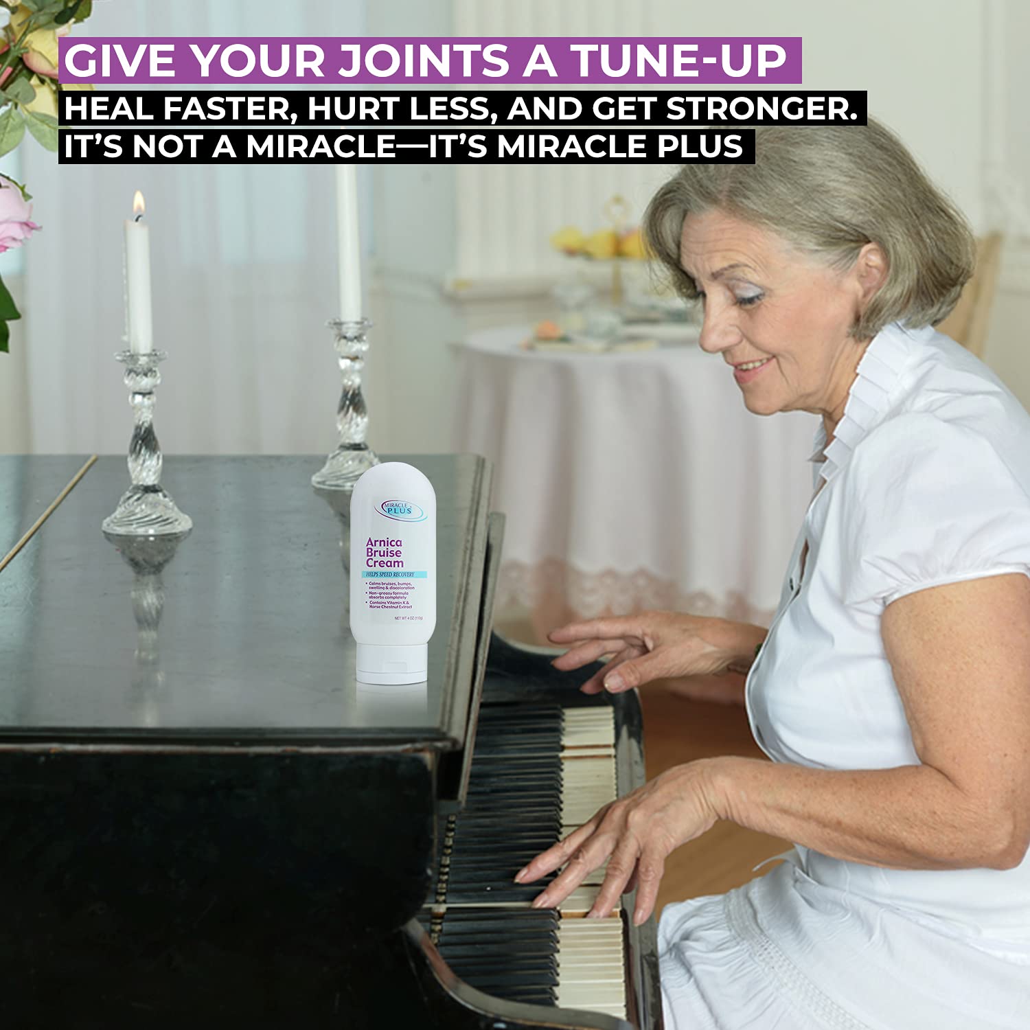 Arnica Pain Relief Cream. Reduce Appearance of Bruising, Ease Pain