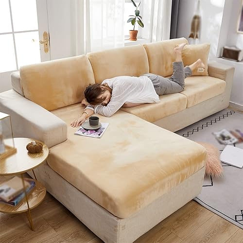 Miniatura 2 de Funda universal resistente al desgaste, fundas rectangulares de terciopelo para reposacabezas para sofá, fundas antideslizantes separadas para sofá