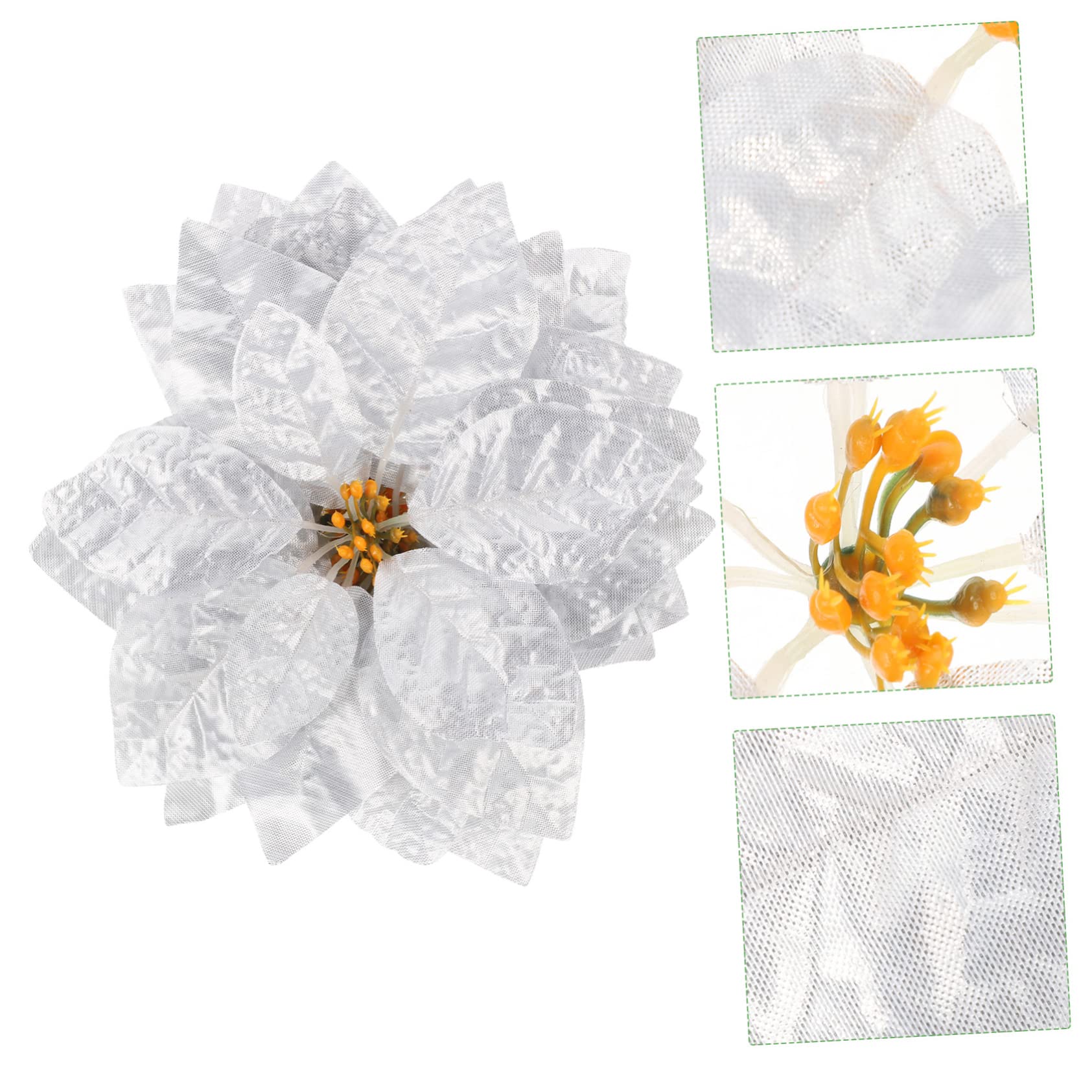 Zerodeko 84stücke Teiliges Künstliche Weihnachtssterne Farbige Poinsettia Blumen Für Weihnachtsbaum Türkranz Und Festliche Dekoration Lebensecht Und Langlebig Für Weihnachtszeit
