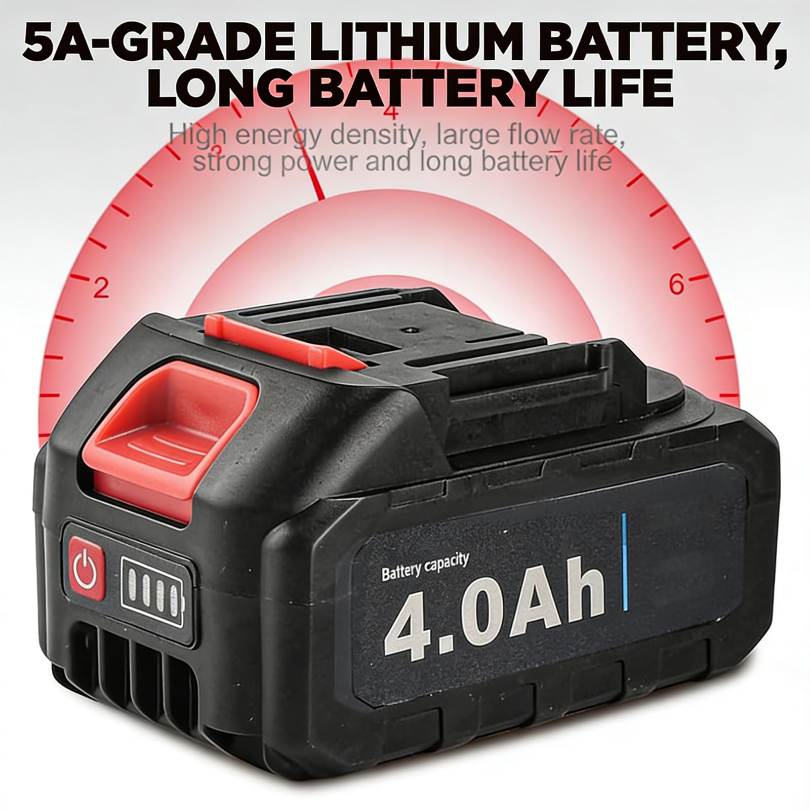 Cultivador de Mano de 16,8 V/21 V, Minicultivador Inalámbrico con 2 Baterías, Ancho de Labranza de 12,8 Cm, Profundidad de 10,3 Cm, Rotavator Eléctrico de Jardín, Cultivador de Cultivadors 2*1500mAh
