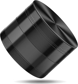 2.5-inch Grinder, Heavy-Duty Aluminum Construction, Smooth GrindingKitchen Essential Black