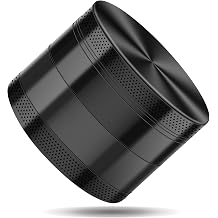 2.5-Inch Kitchen Spice Jar in Hard Steel, Black
