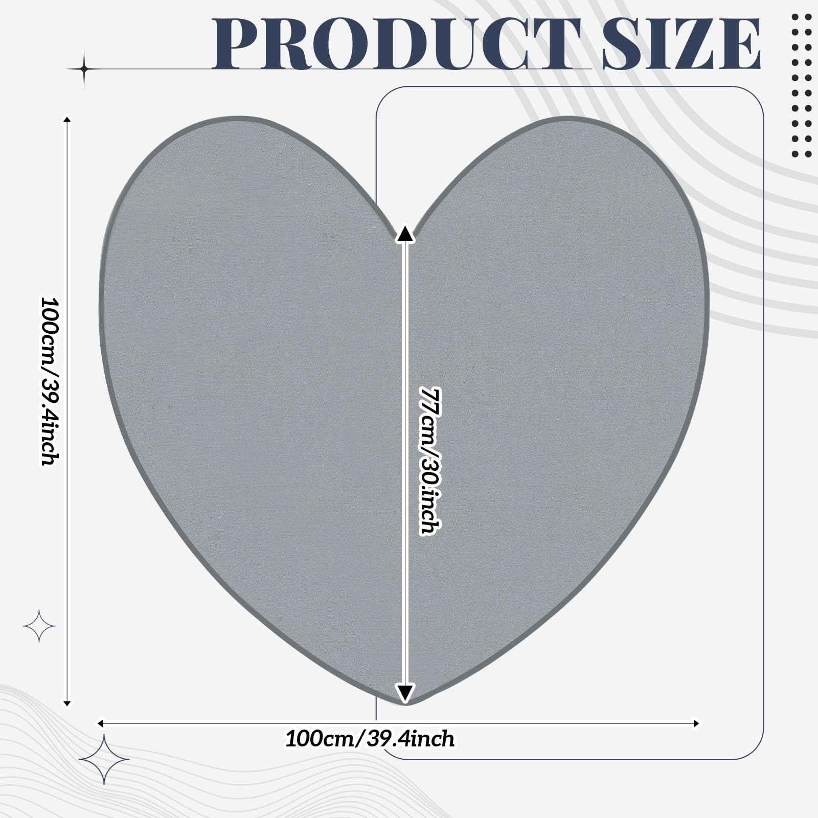 Fanfanwin Heart Waterproof Bed Blanket - Gray -2