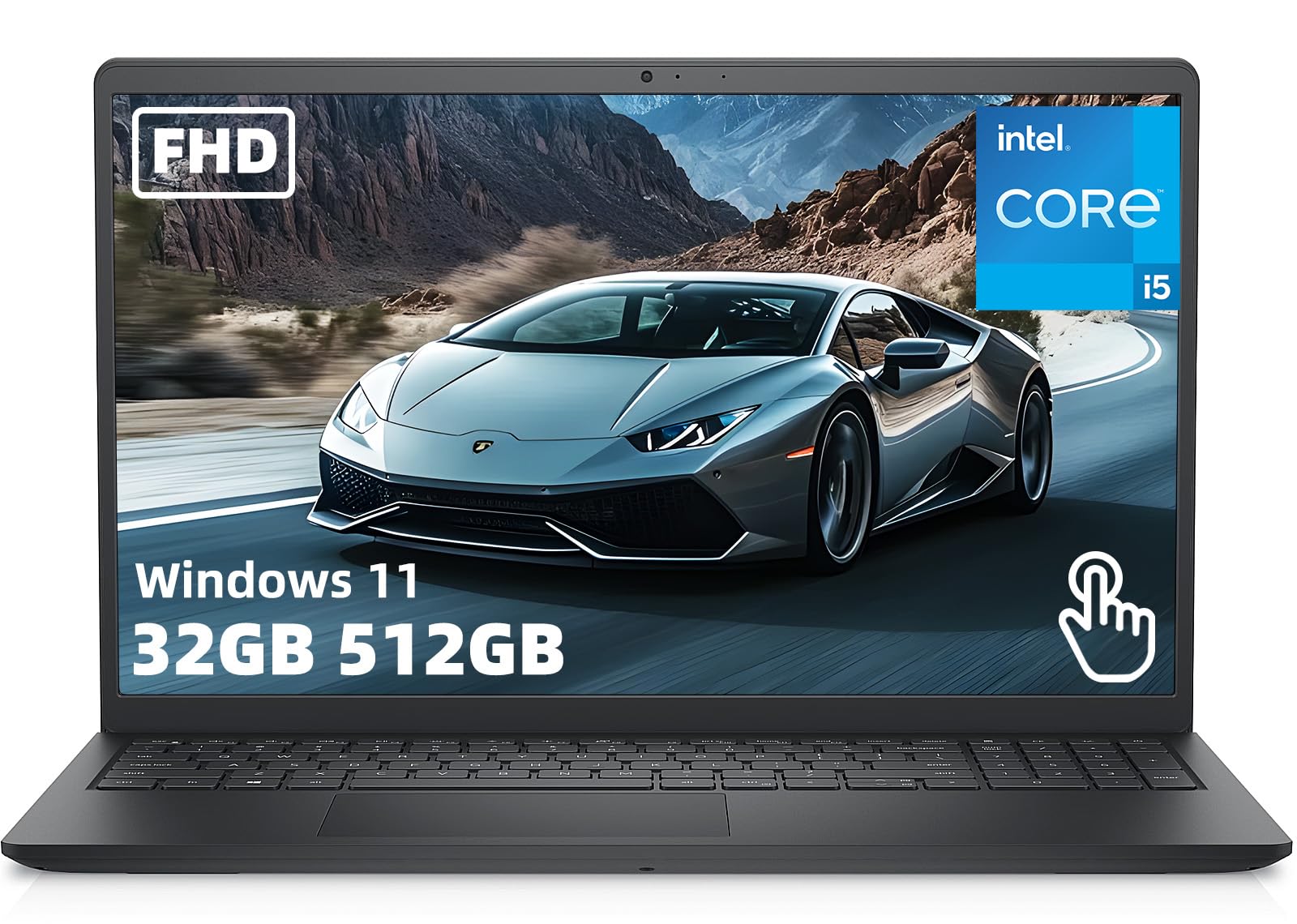 Dell Inspiron 15 Touchscreen Laptop for Business and Students