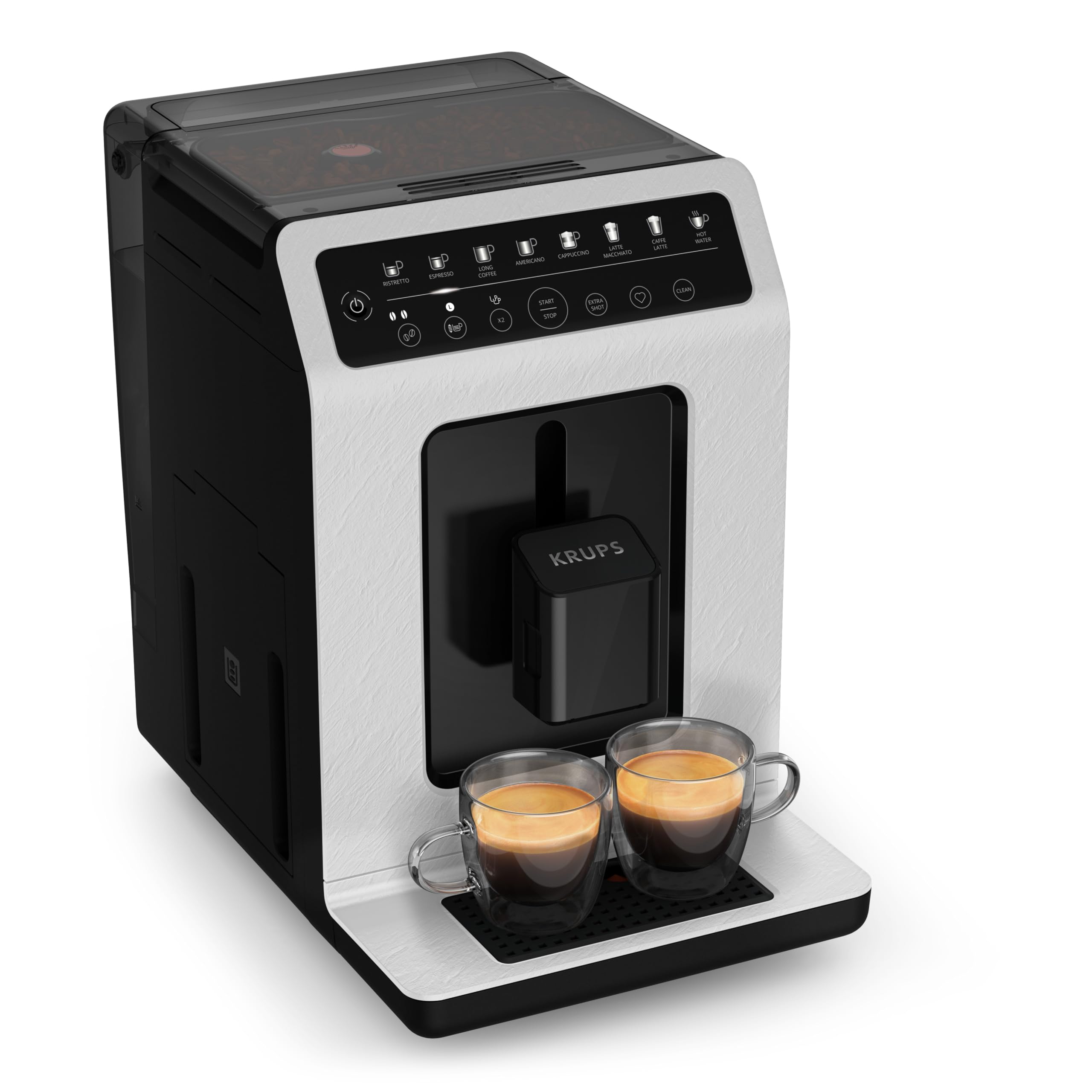 KRUPS Evidence Eco-Design, machine expresso automatique, Quattro Force, One-Touch