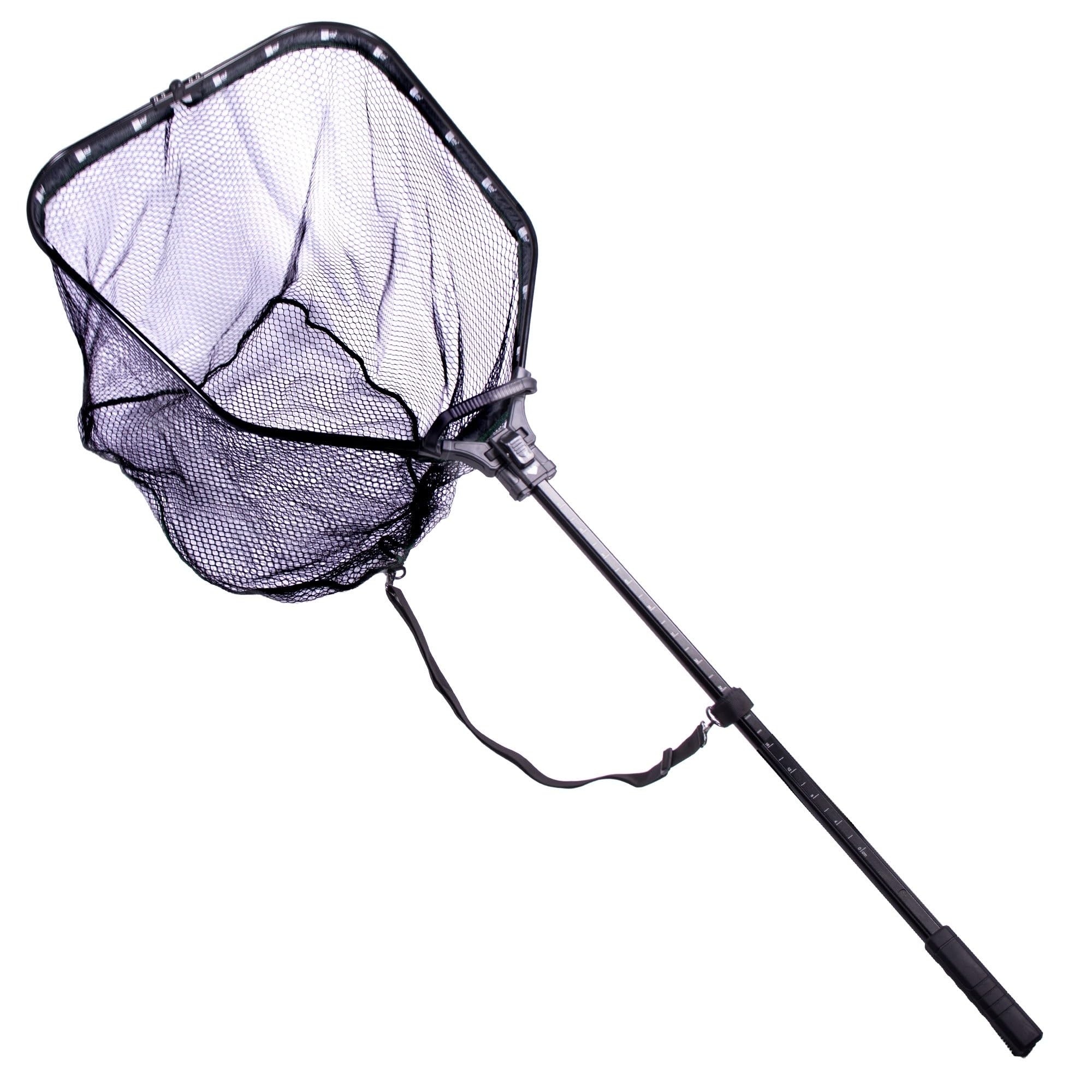 Zite Fishing - Red de pesca para peces depredadores (165 cm, con correa para el hombro)