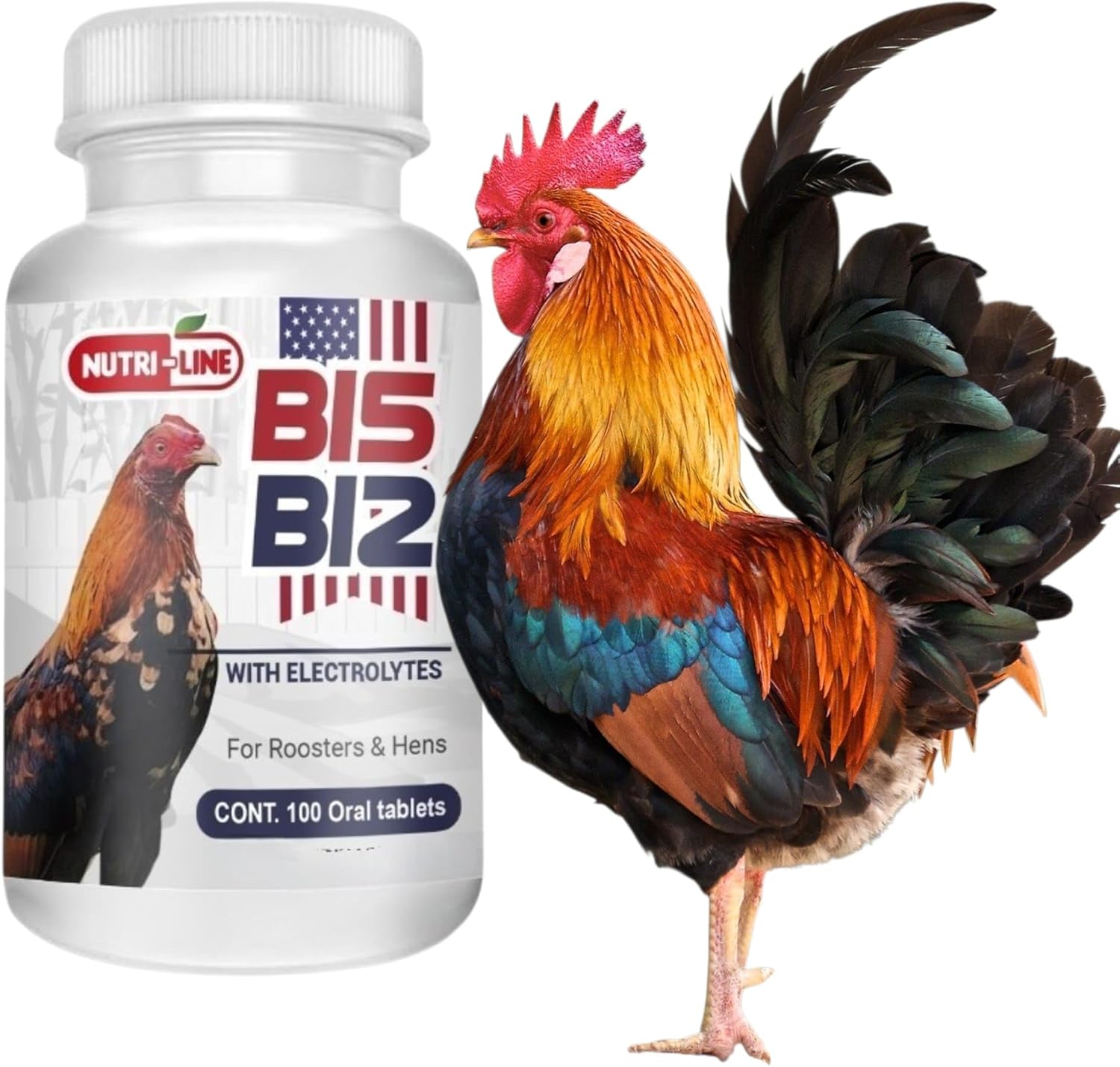 B12 B15 para Gallos NUTRI-LINE 100 Tabletas