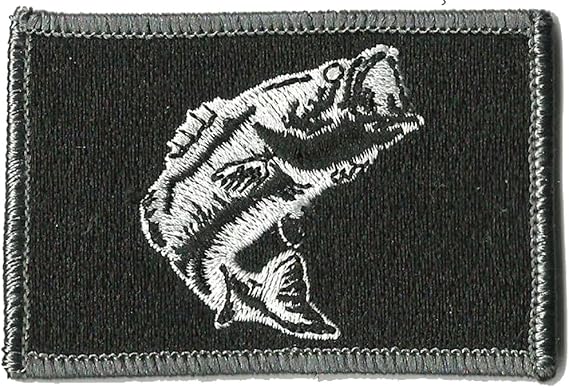 Tactical Wildlife Largemouth Bass Patch - Black