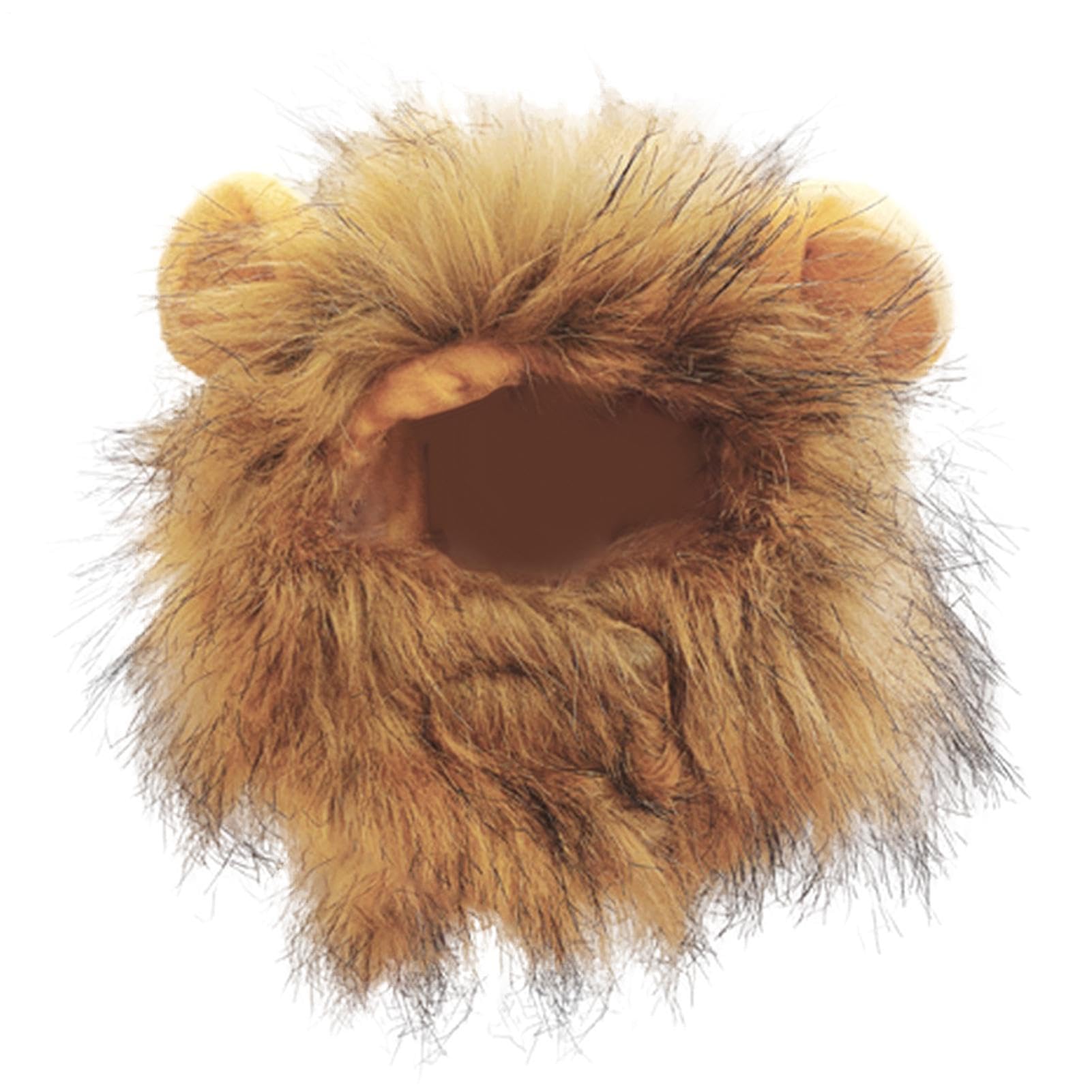 Qkbuza Lion Dog Costume - Halloween Costumes for Cats | Realistic Costume with Adjustable Ears for Kitten and Cosplay
