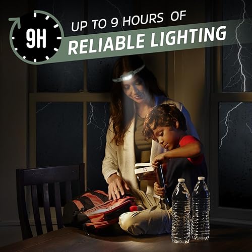 Miniatura 5 de Energizer Universal+ - Linterna frontal LED (paquete de 2), faros resistentes al agua IPX4, luz de cabeza brillante para exteriores, camping,