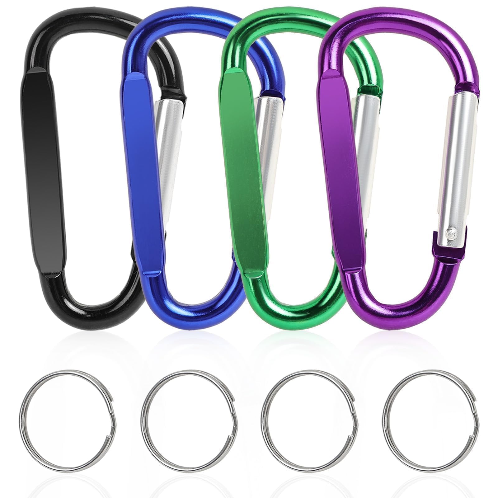 YOKRWO Heavy Duty Carabiner Clips, 3