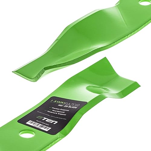 Miniatura 5 de 8TEN LawnRazor - Juego de cuchillas de cortacésped para Ariens Gravely Exmark Lazer Z Zoom 1744 44 pulgadas cubierta 1-653102 103-2519 00272900