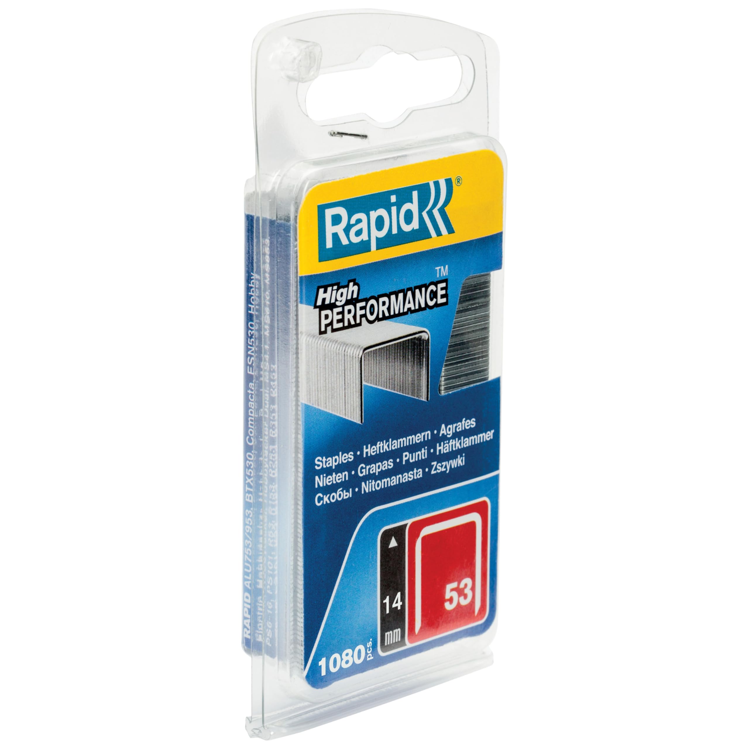 Rapid Light 40109502 53/6B 6Mm Galvanised Staples (Pack 1080)